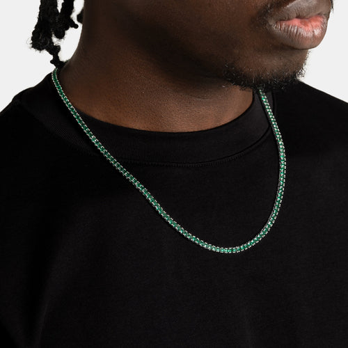 3mm Emerald Tennis Chain