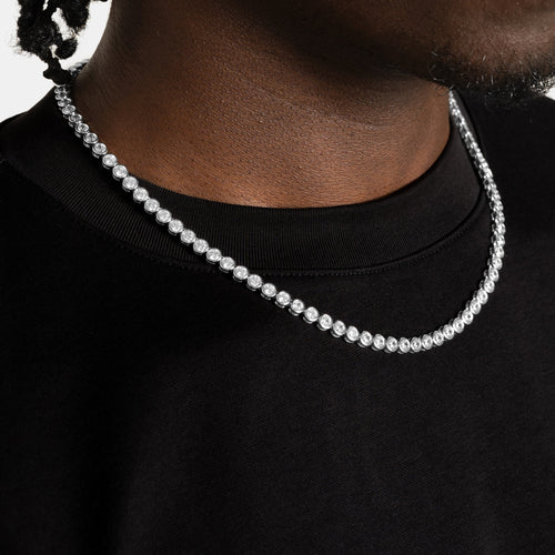 Bezel Tennis Chain