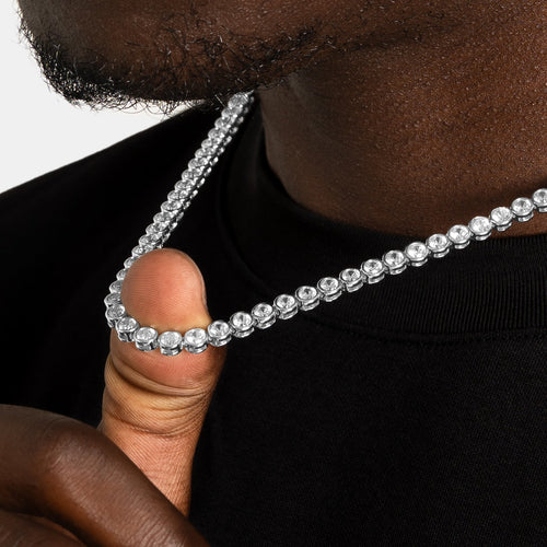 Bezel Tennis Chain