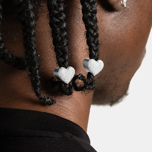 Heart Hair Beads