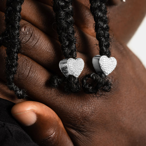 Heart Hair Beads