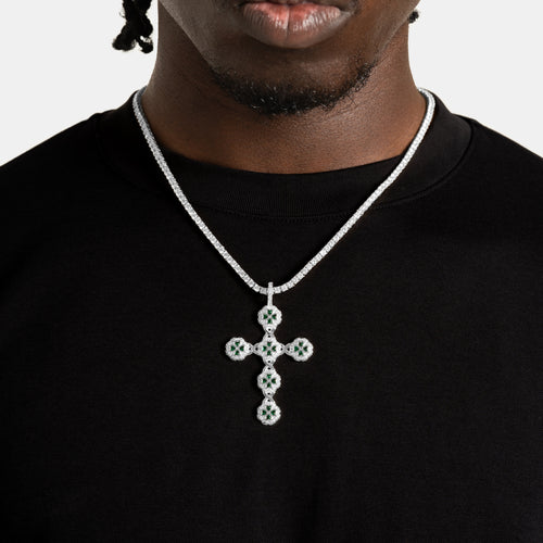 Cloverleaf Cross Pendant