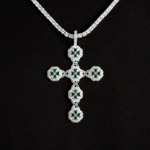 Cloverleaf Cross Pendant