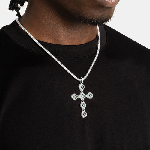 Cloverleaf Cross Pendant