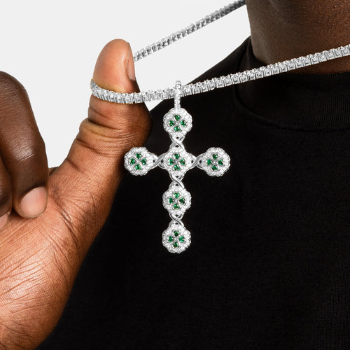 Cloverleaf Cross Pendant