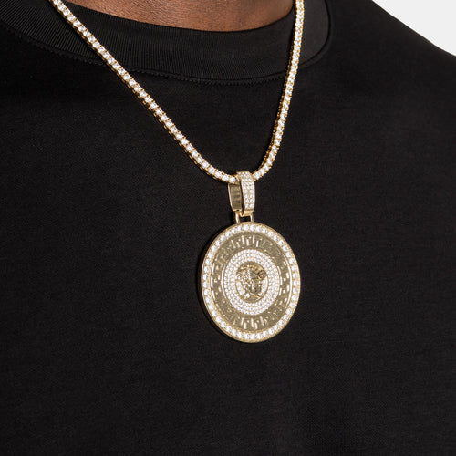 Medusa Pendant Gold
