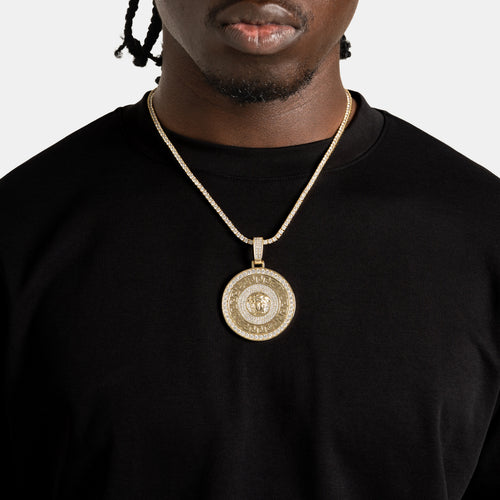 Medusa Pendant Gold
