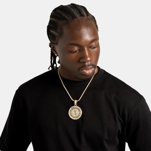 Medusa Pendant Gold
