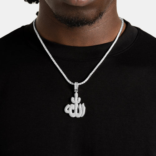 Iced Bubble Allah Pendant