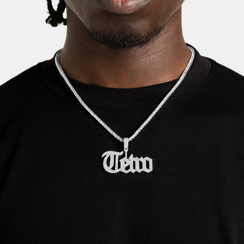Custom Gothic Letter Pendant