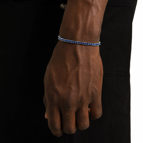 3mm Sapphire Tennis Bracelet