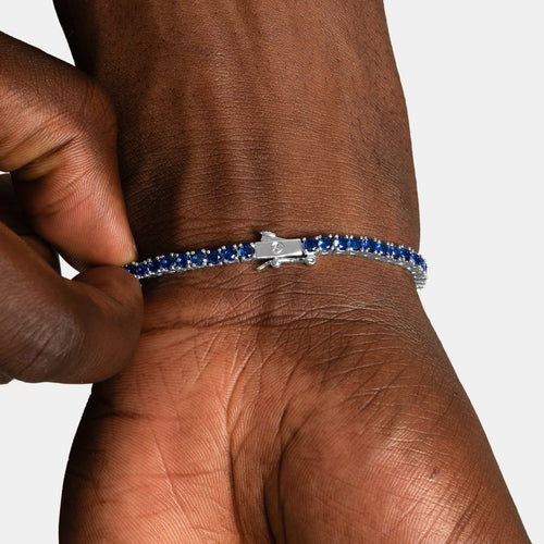 3mm Sapphire Tennis Bracelet