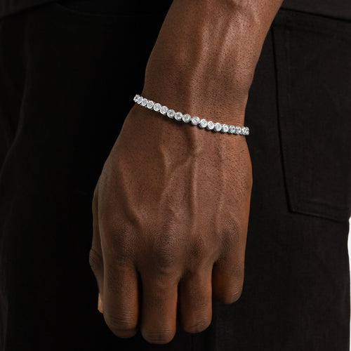 Bezel Tennis Bracelet
