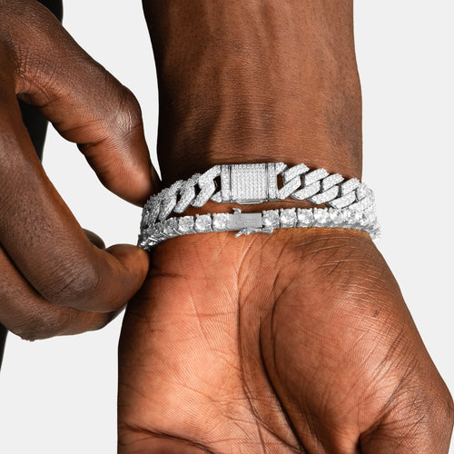 Cuban & Tennis Bracelet