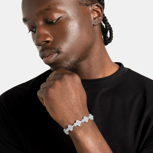Cluster Cross Bracelet