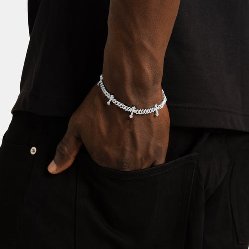 Cross Cuban Bracelet