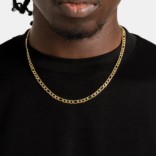 5mm Figaro Chain Gold