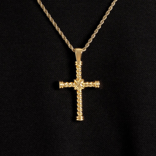Twisted Cross Gold