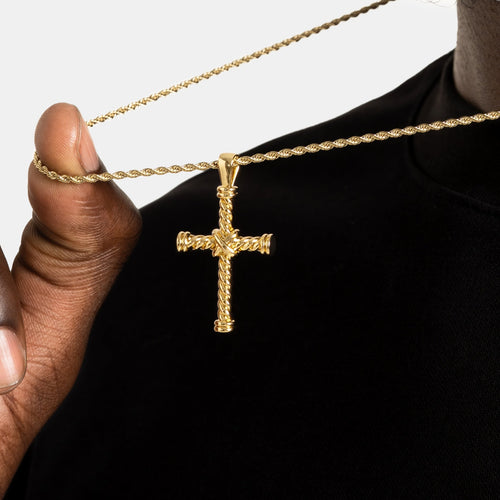 Twisted Cross Gold
