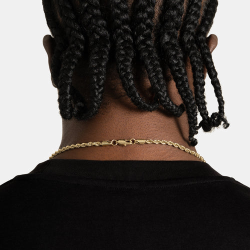 4mm Rope Chain Gold