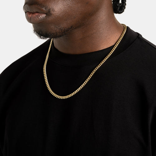 5mm Cuban Link Chain Gold