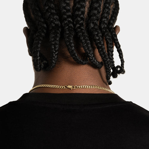 5mm Cuban Link Chain & Bracelet Gold