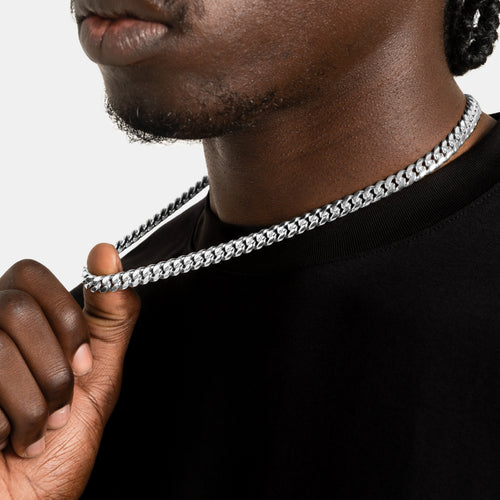 8mm Cuban Link Chain & Bracelet