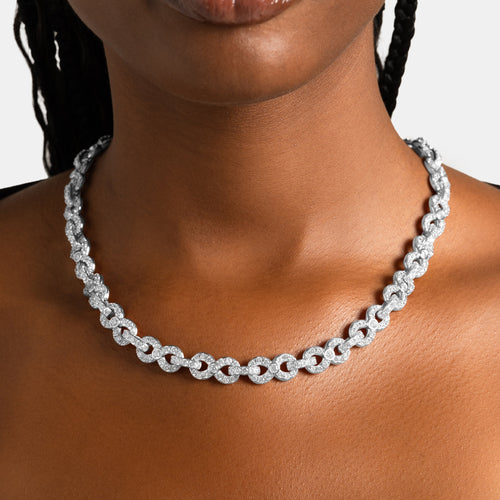 10mm Iced Infinity Chain