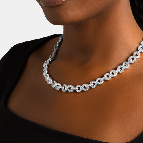 10mm Iced Infinity Chain