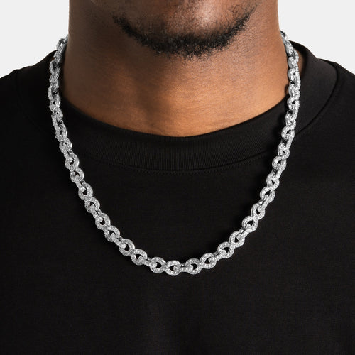 10mm Iced Infinity Chain