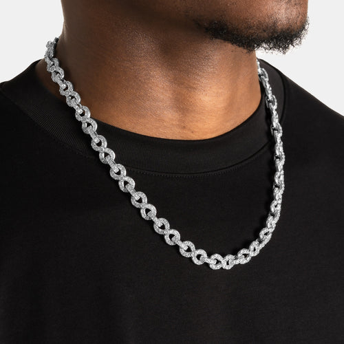 10mm Iced Infinity Chain