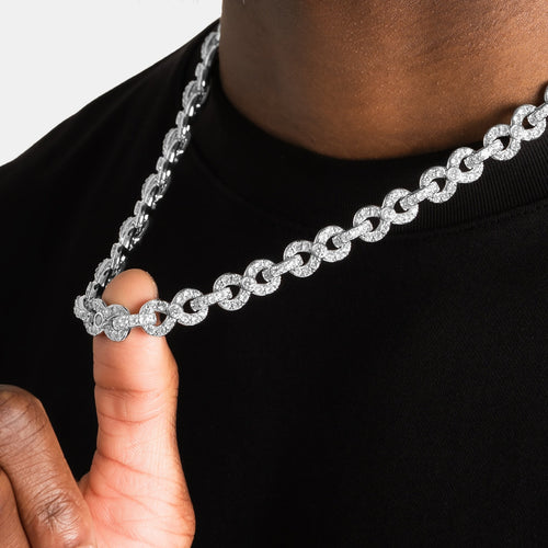 10mm Iced Infinity Chain