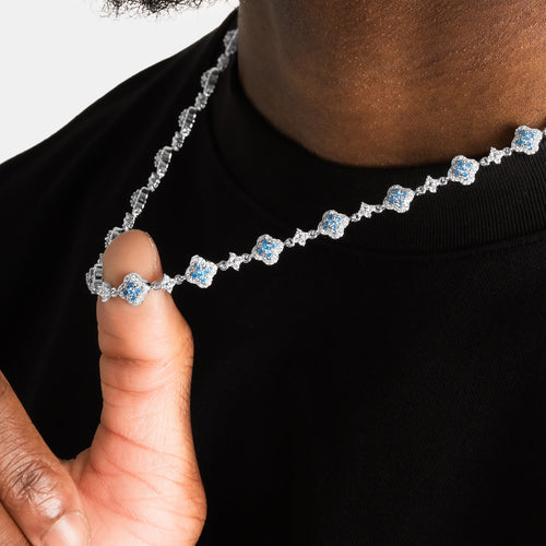 Blue Glacier Clover Chain