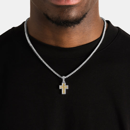 Canary Archer Cross Pendant