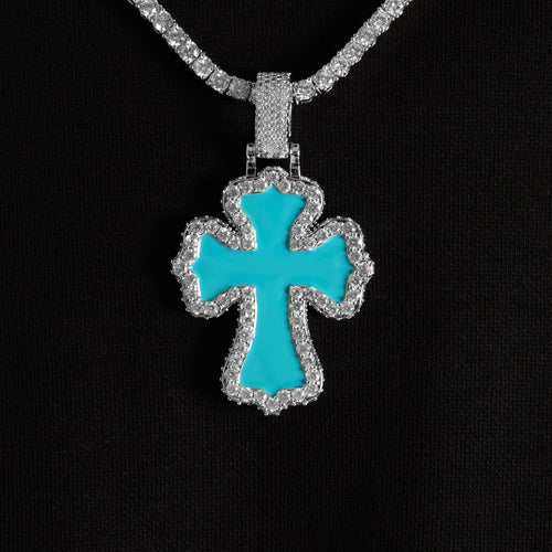 Turquoise Cross Pendant