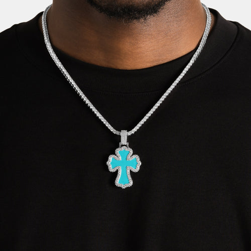 Turquoise Cross Pendant