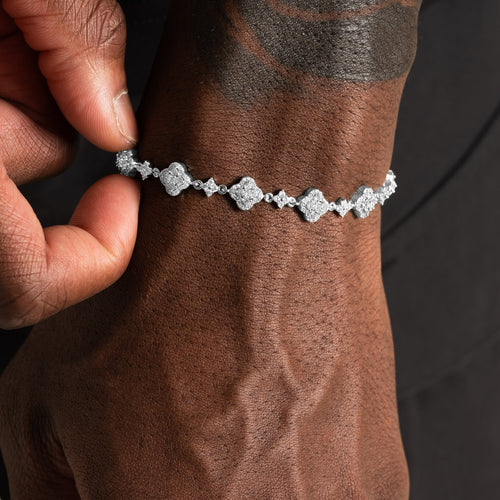Glacier Clover Bracelet