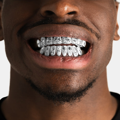 Custom Sunburst Cuts Grillz