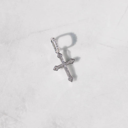 Moissanite Celtic Cross Pendant S925