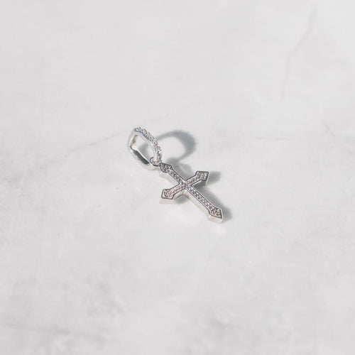 Moissanite Celtic Cross Pendant S925