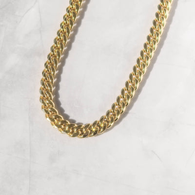 12mm Cuban Link Chain & Bracelet Gold