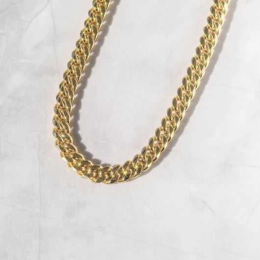 12mm Cuban Link Chain & Bracelet Gold