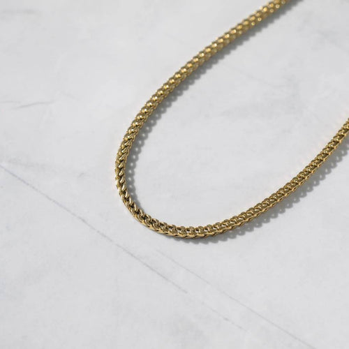 3mm Franco Chain Gold