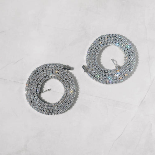 3mm Moissanite Tennis Chain