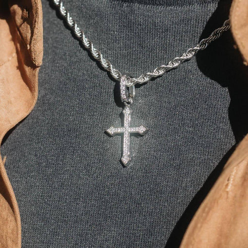 Moissanite Celtic Cross Pendant S925
