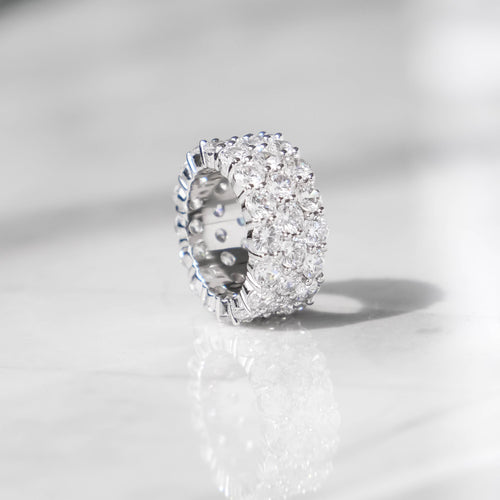 3 Row Eternity Ring