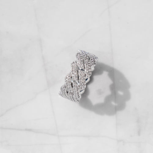 Prong Cuban Ring