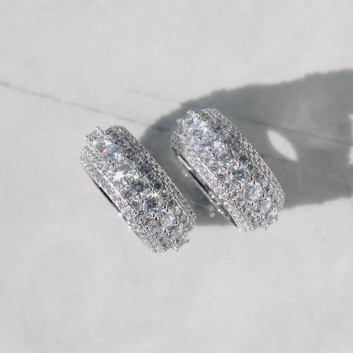 Layered Ring White Gold