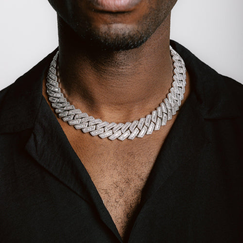 19mm Baguette Cuban Chain