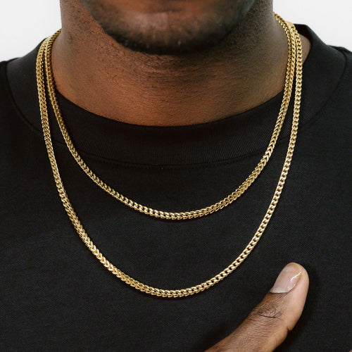 3mm Franco Chains Bundle Gold